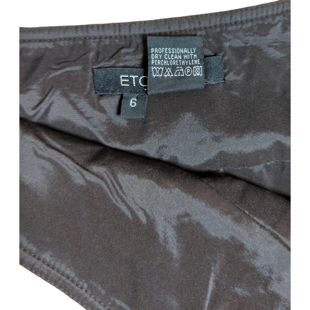 Etcetera Mini Skirt Sz‎ 6 Velvet Corduroy A Line Goblincore Grunge Y2K Retro - Picture 5 of 11